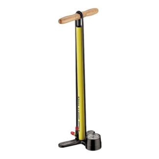 Inflador De Pie Lezyne Steel Floor Drive Amarillo (220psi)