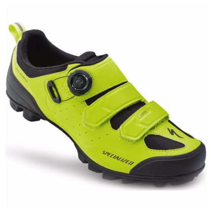Zapatillas De MTB Specialized Comp (Black/Hyper Green) - Image 2