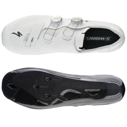 Zapatillas De Ruta S-Works 7 Road Shoe (White) - Image 3