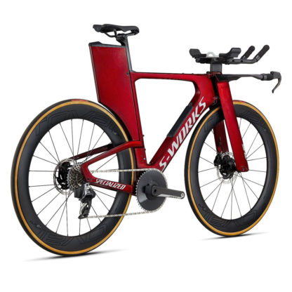 S-Works Shiv Disc Sram Red eTap AXS 2020 (Gloss Metallic Crimson/Dove Grey) - Image 3