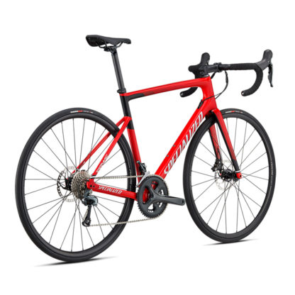 Specialized Tarmac Disc 2020 (Gloss Flo Red/Metallic White Silver/Fine Silver/Tarmac Black) - Image 3