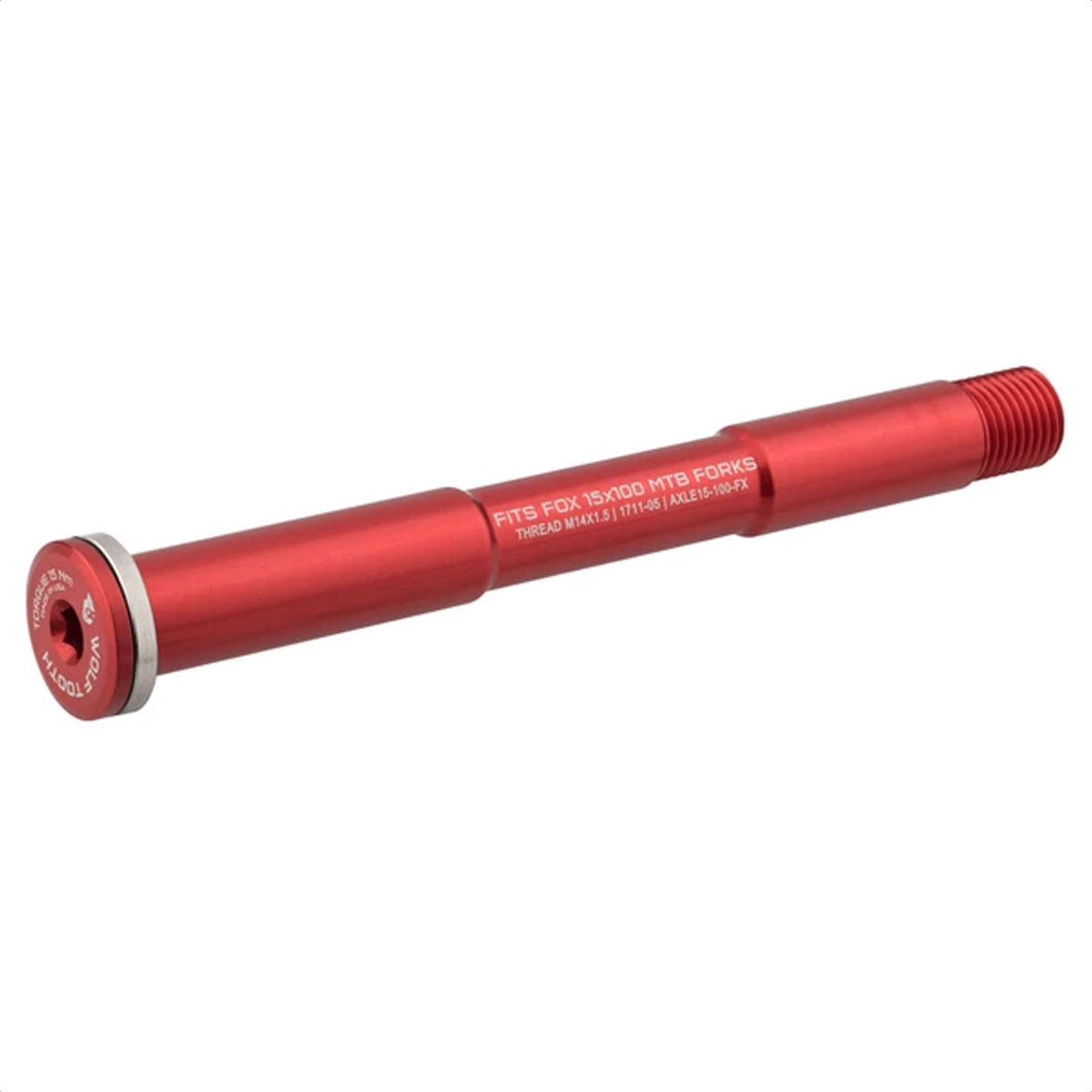 Wolf Tooth Eje Pasante Para Horquilla Fox 15x100mm (Red)