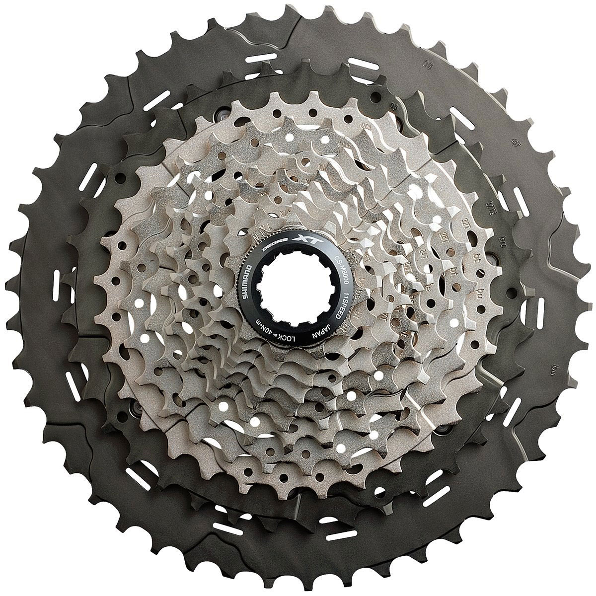 Cassette 11 Vitesses XLC Pour Shimano - 11-46 Dents - Compatible Corps De Roue Shimano (11-13-15-17-19-21-24-28-32-38-46)