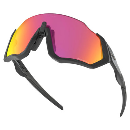 Lentes De Sol Oakley Flight Jacket (Matte Black/Polished Black - Prizm Road) - Image 3