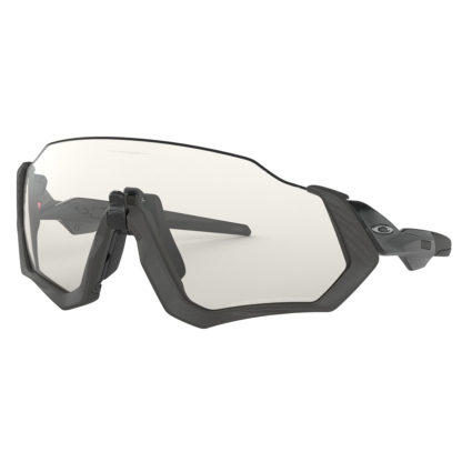 Lentes De Sol Oakley Flight Jacket (Steel/Black Ink - Clear Black Iridium Photocromic)