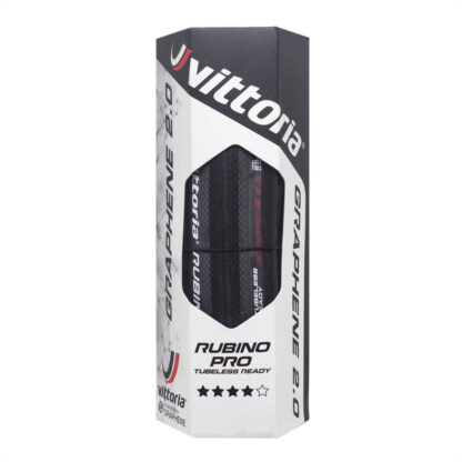 Cubierta Ruta Vittoria Rubino Pro 700x28c Graphene 2.0 (Black) - Image 3