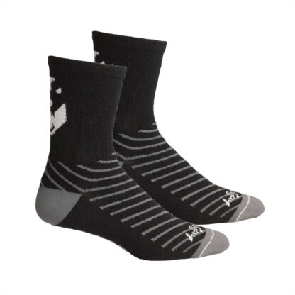 Medias Ciclismo Wolf Tooth Sock Guy Wool Components (Black) - Image 3