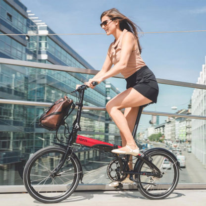 Bicicleta Plegable Urbana Tern D8 R20 8v (Black / Red) - Image 3