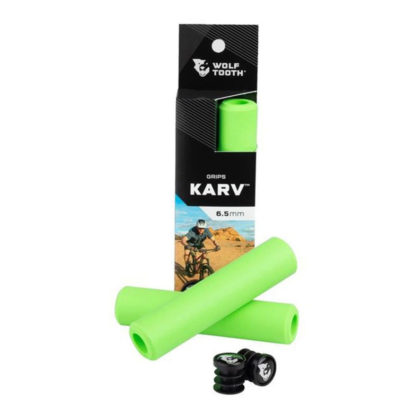 Puños Grip Wolf Tooth KARV Silicona 6.5mm (Verdes) - Image 2