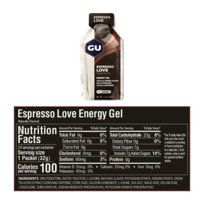 Gu Energy Gel (Esspreso Love - 40mg Cafeína) - Image 2