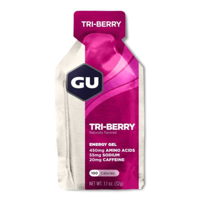 Gu Energy Gel (Tri-Berry - 20mg Cafeína)