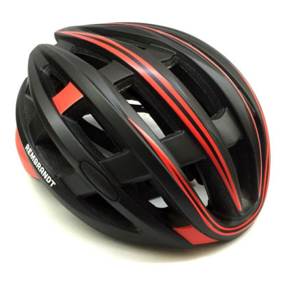 Casco Bicicleta Rembrandt Acero (Black/Fire Red)