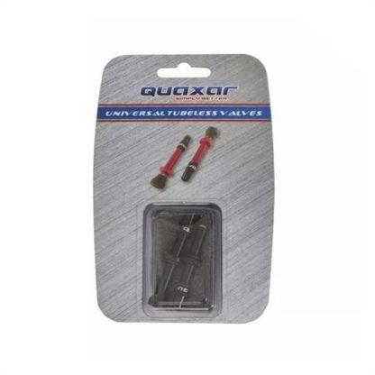 Valvulas Tubeless Quaxar Universal Presta (Rojo) - Image 2