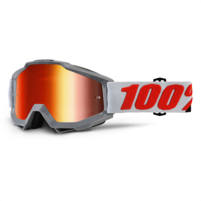 Antiparras 100% The Acurri Motocross / Downhill (Solberg - Mirror Red)