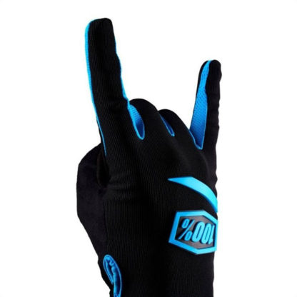 Guantes 100% Ride100percent Ridecamp 2019 (Black/Blue) - Image 3