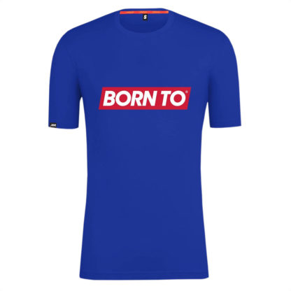 Remera Magenta Born To Mtb (Azul)