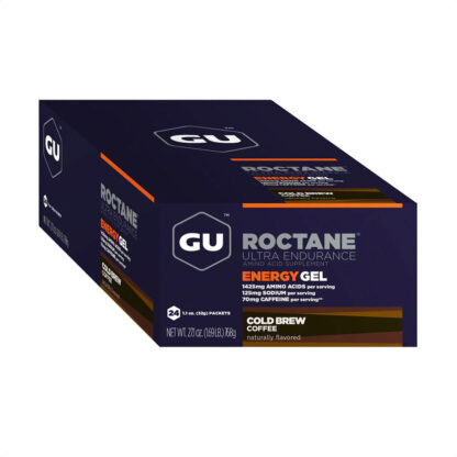 Gu Roctane Energy Gel Caja X24 (Cold Brew Coffee - 70mg cafeína)