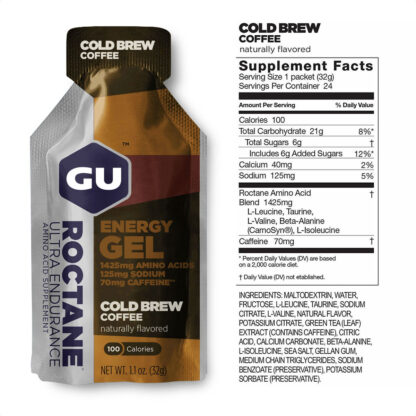 Gu Roctane Energy Gel Caja X24 (Cold Brew Coffee - 70mg cafeína) - Image 2