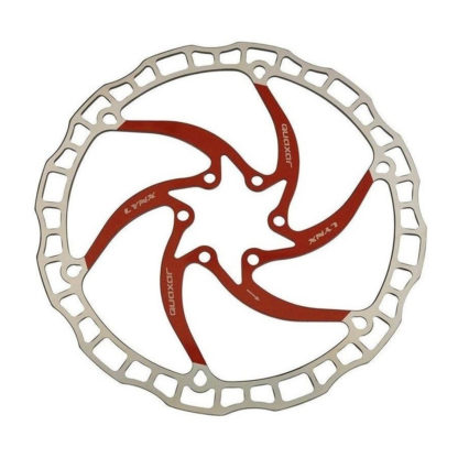 Rotor Disco Quaxar Lynx 160mm 6 Tornillos (Rojo)