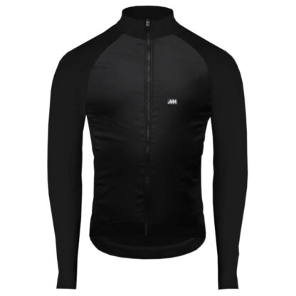 Campera Ciclismo Magenta 2.9 Frizada Con Rompeviento (Negro/Negro)
