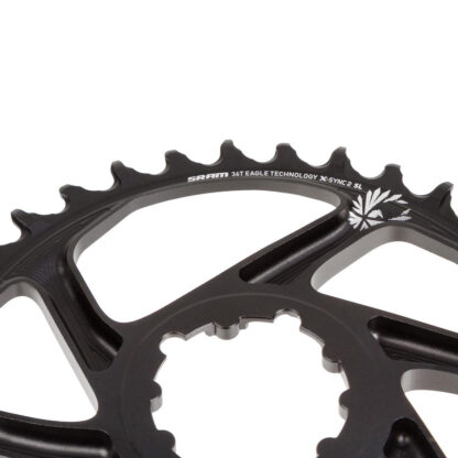 Monoplato Sram Eagle Black X-sync Oval 3mm (36t) - Image 2