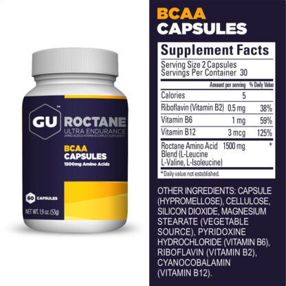 Gu Bcaa Aminoácidos Recuperador 1500mg X 60u - Image 2