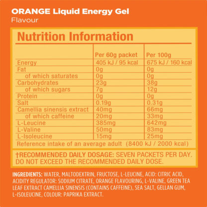 Gu Liquid Energy (Orange - 20mg Cafeina) - Image 2