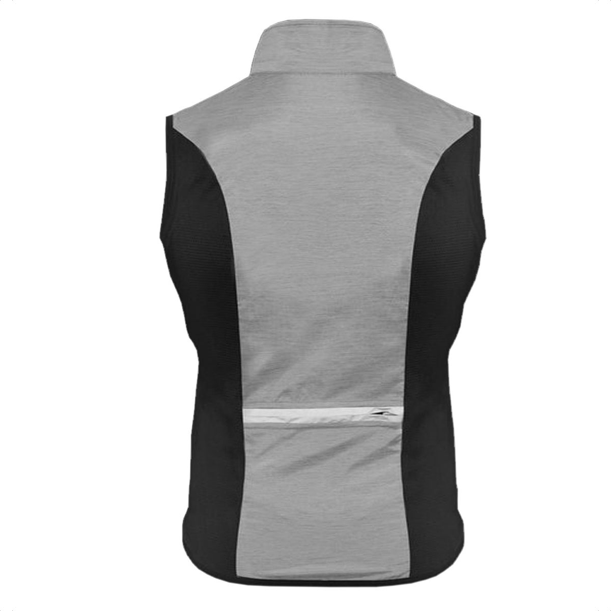Chaleco Rompeviento Ciclismo Magenta Pocket (Gris) - Imagen 2