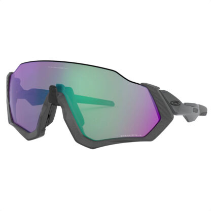 Lentes De Sol Oakley Flight Jacket (Matte Steel - Prizm Road Jade)