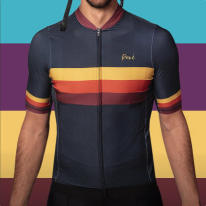 Jersey Ciclismo Pavè Flag (Negro) - Image 2