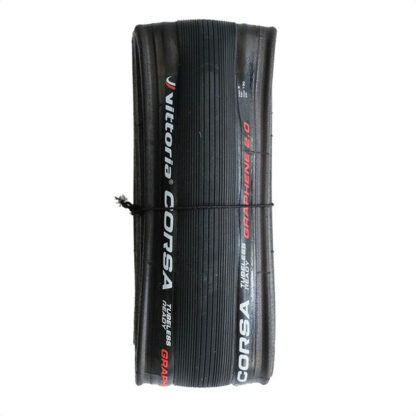 Cubierta Ruta Vittoria Corsa 700x28c Tubeless Ready (Black) - Image 2