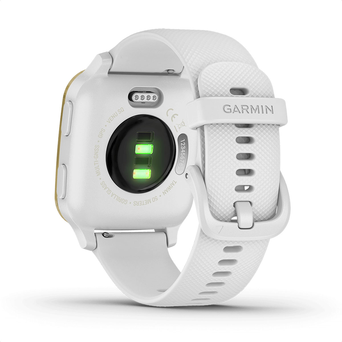 Reloj Smartwatch Garmin Venu SQ White Light Gold Epic Bikes