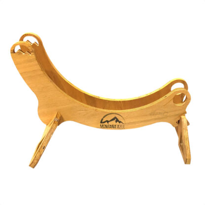 Soporte De Piso Bicicleta Montaña Azul Madera - Image 2