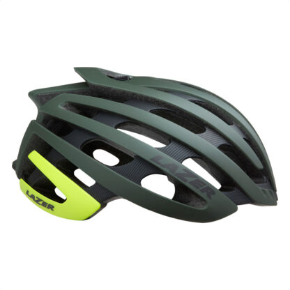 Casco Lazer Z1 Superligero (Matte Dark Green Flash Yellow) - Image 2