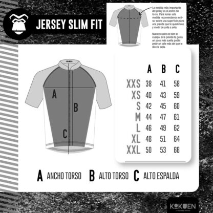 Jersey Ciclismo Kokuen Slim Fit Strokes (K21-01) - Image 4