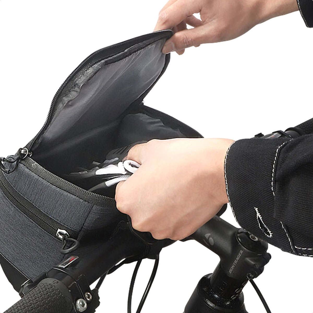 Bolso Alforja Porta Celular Bicicleta Roswheel Handlebar Bag