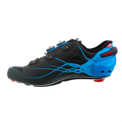 Zapatillas De Ruta Sidi Shot (Matte Black/Light Blue) - Image 2