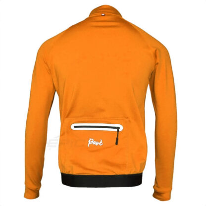 Campera Ciclismo Frizada Pavè (Naranja) - Image 3