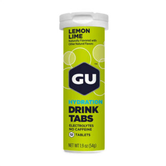Gu Hydration Drink Tabs 320mg Sodio Hidratación (Lemon Lime)