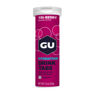 Gu Hydration Drink Tabs 320mg Sodio Hidratación (Tri-Berry)