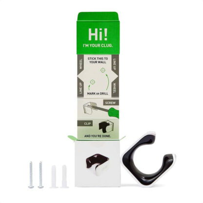 Soporte De Pared Bicicletas Hornit Clug Hybrid Gravel (White/Black) - Image 2