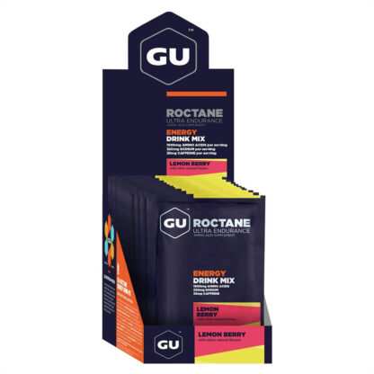 Gu Roctane Energy Drink Mix Energía Isotónica (Lemon Berry 35mg caffeine) - Image 3