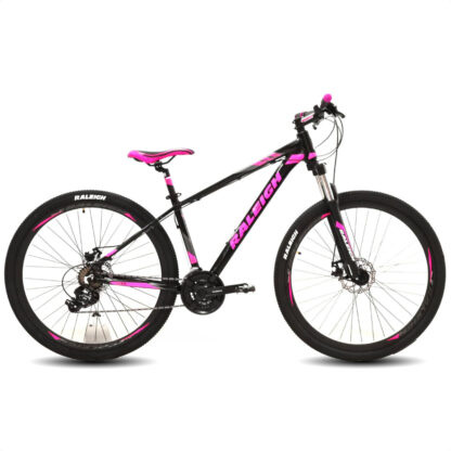 Bicicleta Raleigh Mojave 2.0 Dama 2021 3x7v R29 (Negro/Gris/Rosa)