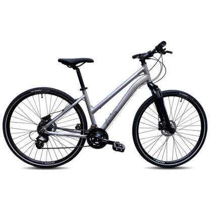 Bicicleta Urbana Zenith Cima Wmn Suspensión R28 (Plateado Mate)