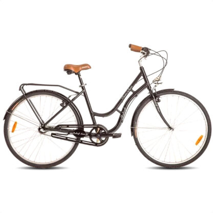 Bicicleta Raleigh Classic De Luxe Urbana 3v R28 (Negra - Low Entry)