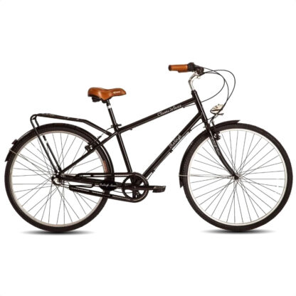 Bicicleta Raleigh Classic De Luxe Urbana 3v R28 (Negra)