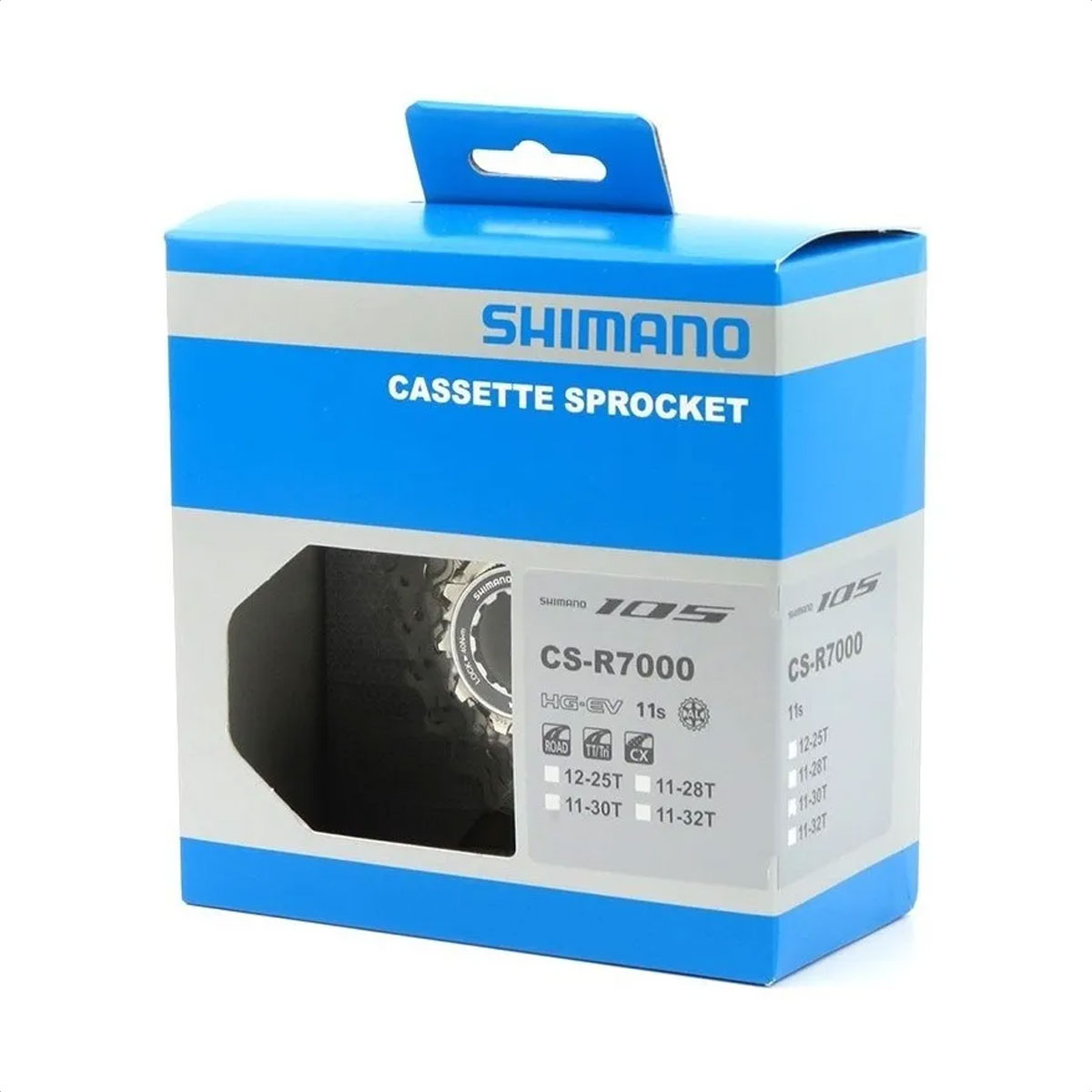 Cassette 11 Velocidades 11x28 Bicicleta Carretera Shimano 105 CS-R7000