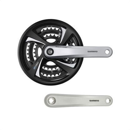 Palancas Shimano FC-TX801 CG Tourney TX 42-32-22t (Silver) - Image 2
