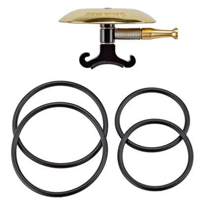 Timbre Campana Lezyne Classic Shallow Brass Bell (Black) - Image 3