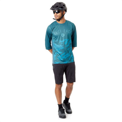 Bermuda Ciclismo Race Face Podium Shorts Black - Image 3